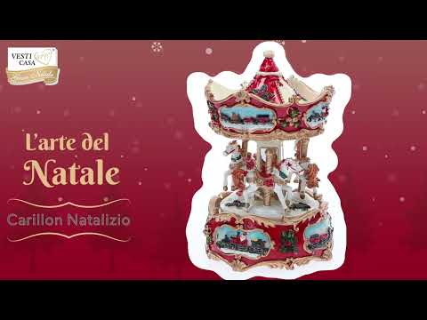 VESTIAMO CASA GRAN NATALE - Carillon Giostrina - h16x12x12 cm